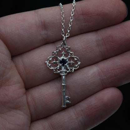 Iolite Key Necklace