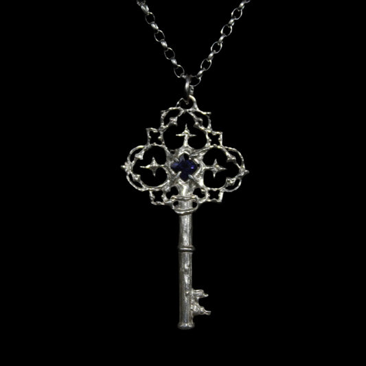 Iolite Key Necklace