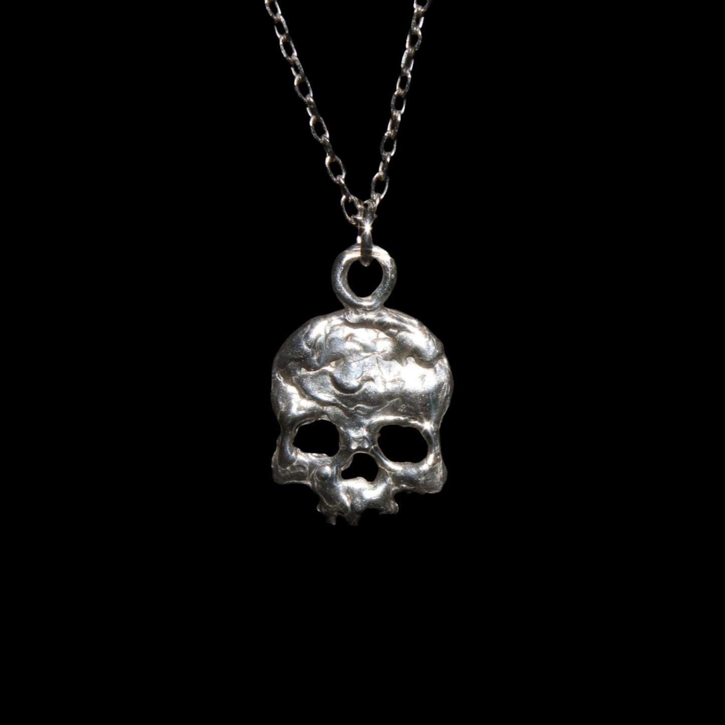 Mini Silver Skull