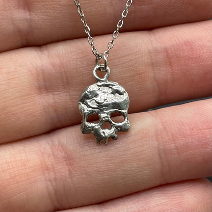 Mini Silver Skull