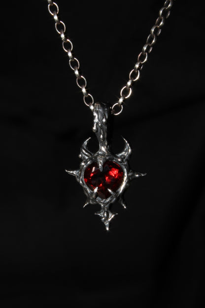 Devils Silver Heart