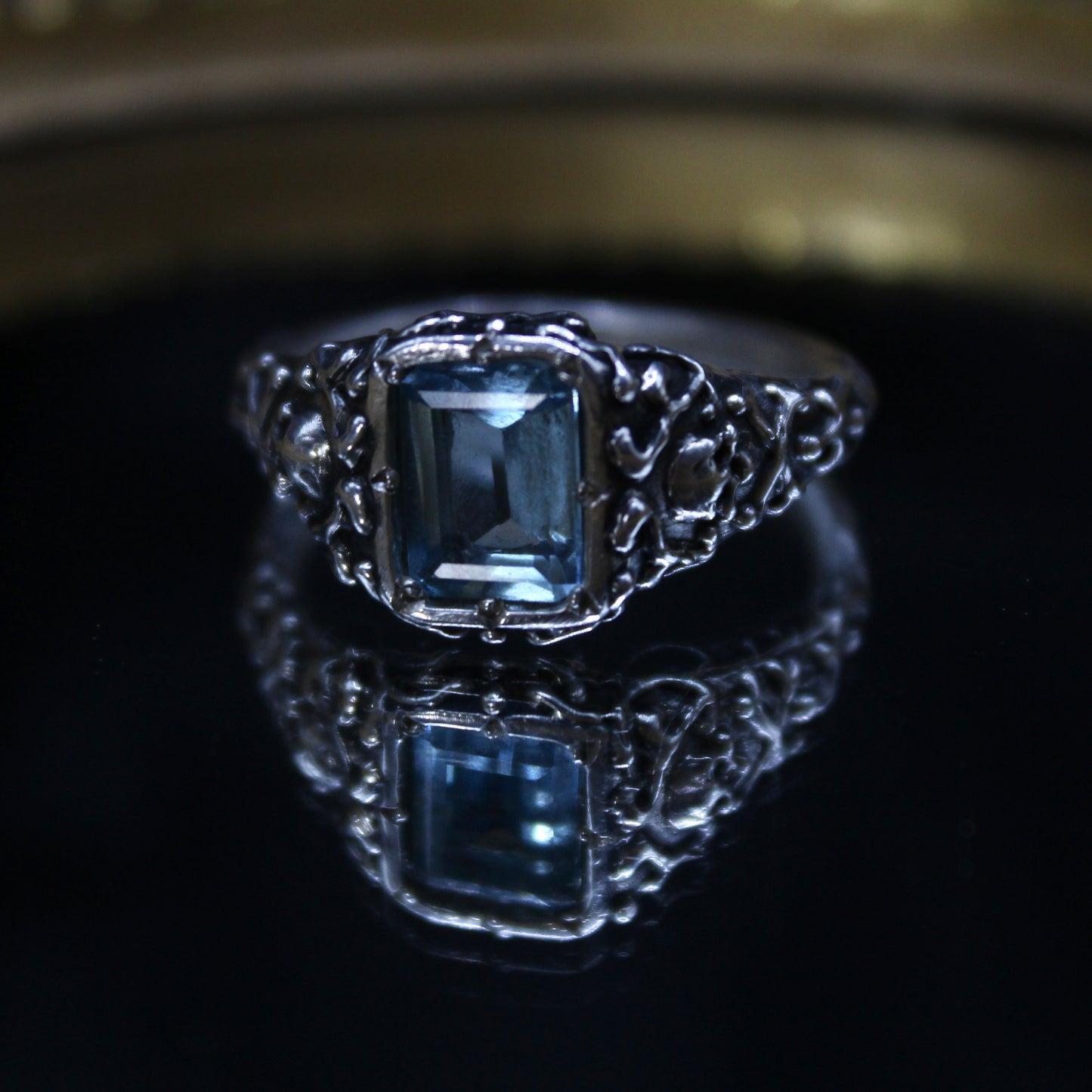 Size 9 Topaz Shadow Ring