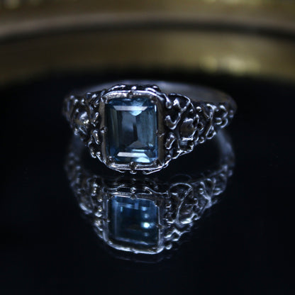 Size 9 Topaz Shadow Ring