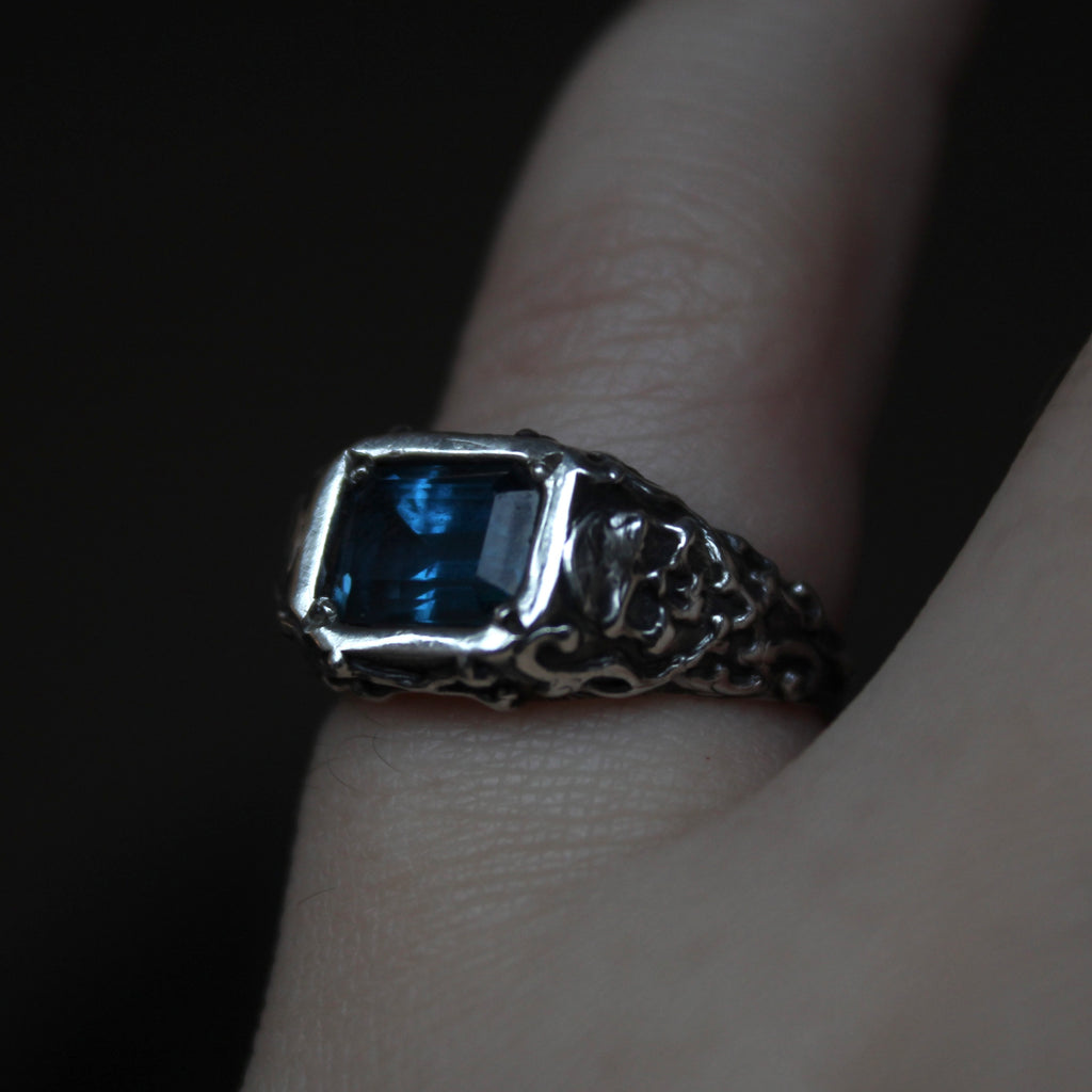 Size 6 1/2 Topaz Shadow Ring