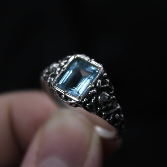 Size 9 Topaz Shadow Ring