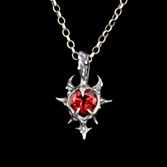 Devils Silver Heart