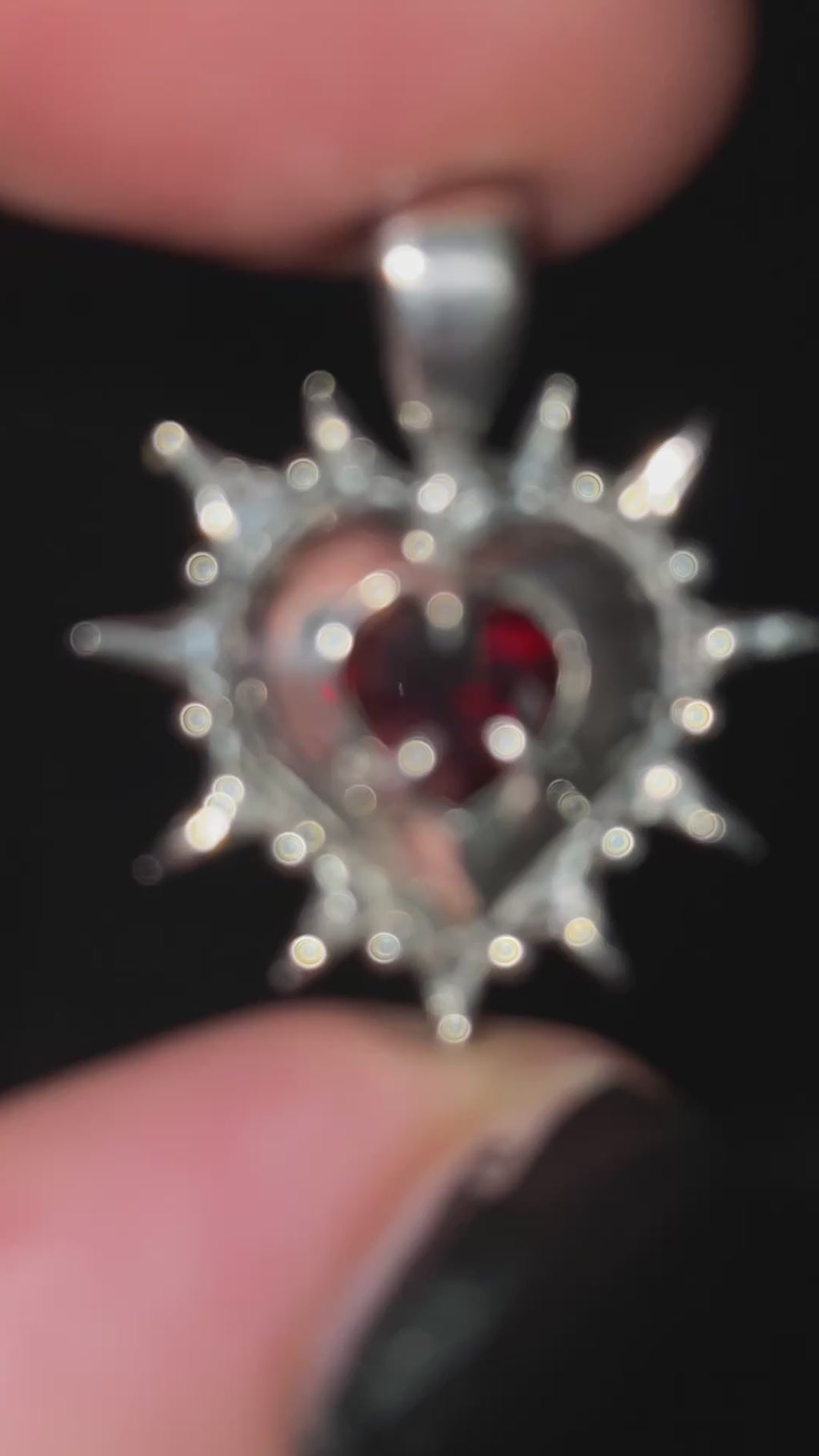 Crowned Silver Heart